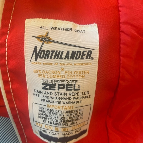 VINTAGE! Northlander Children's All Weather Coat w/ Matching Belt + Hat 8/10 - Picture 10 of 12